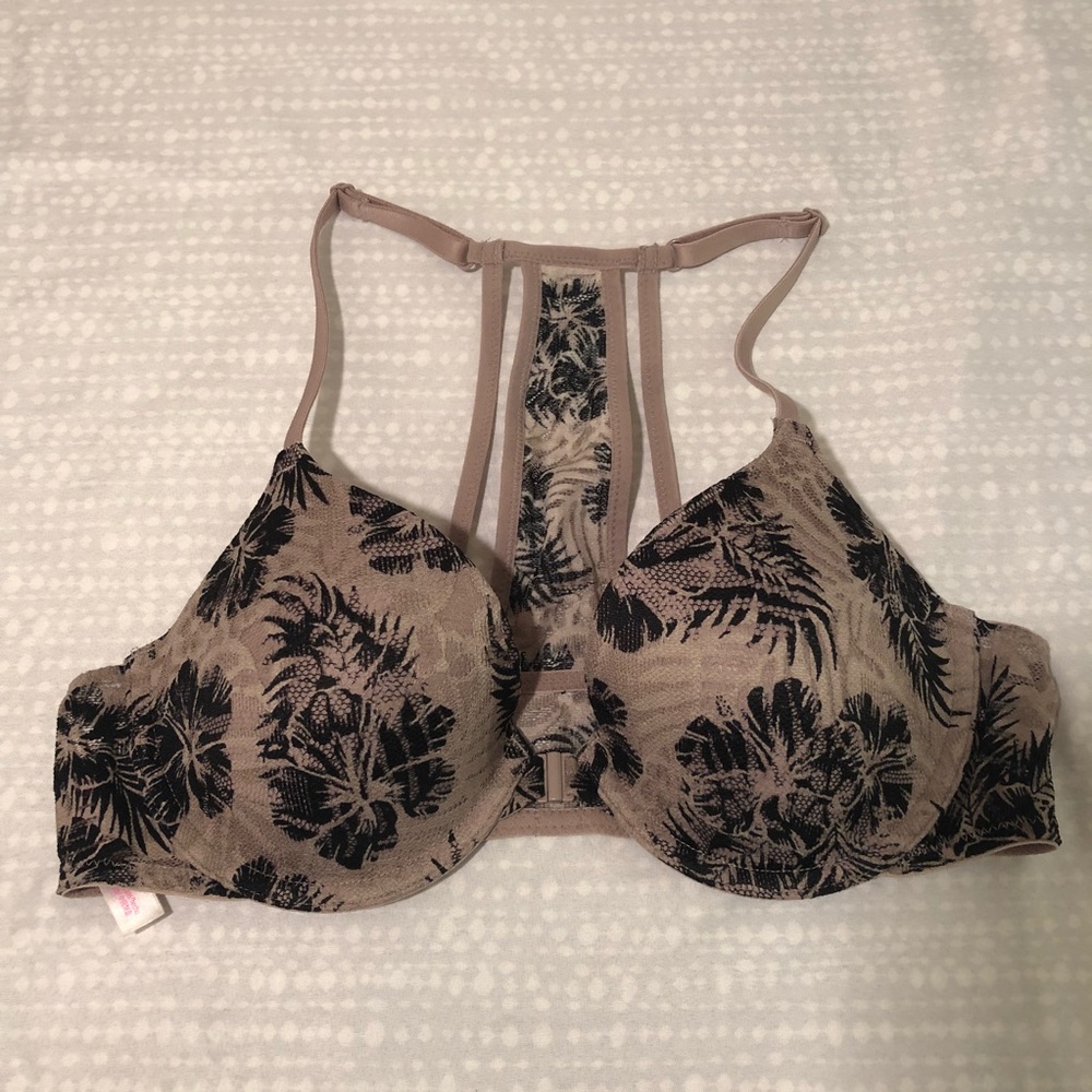 NWOT Victoria’s Secret PINK Tropical Racerback Bra